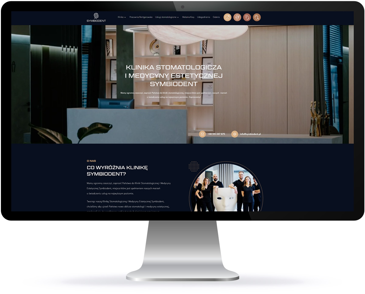 projekt strony Internetowej firmy Victor Sthil